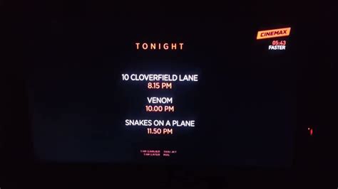 cinemax schedule tonight.